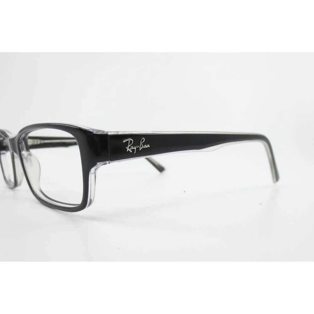 Ray-Ban RB 5169 2034 Black Clear Rectangular Eyeglasses Frames 52-16-140